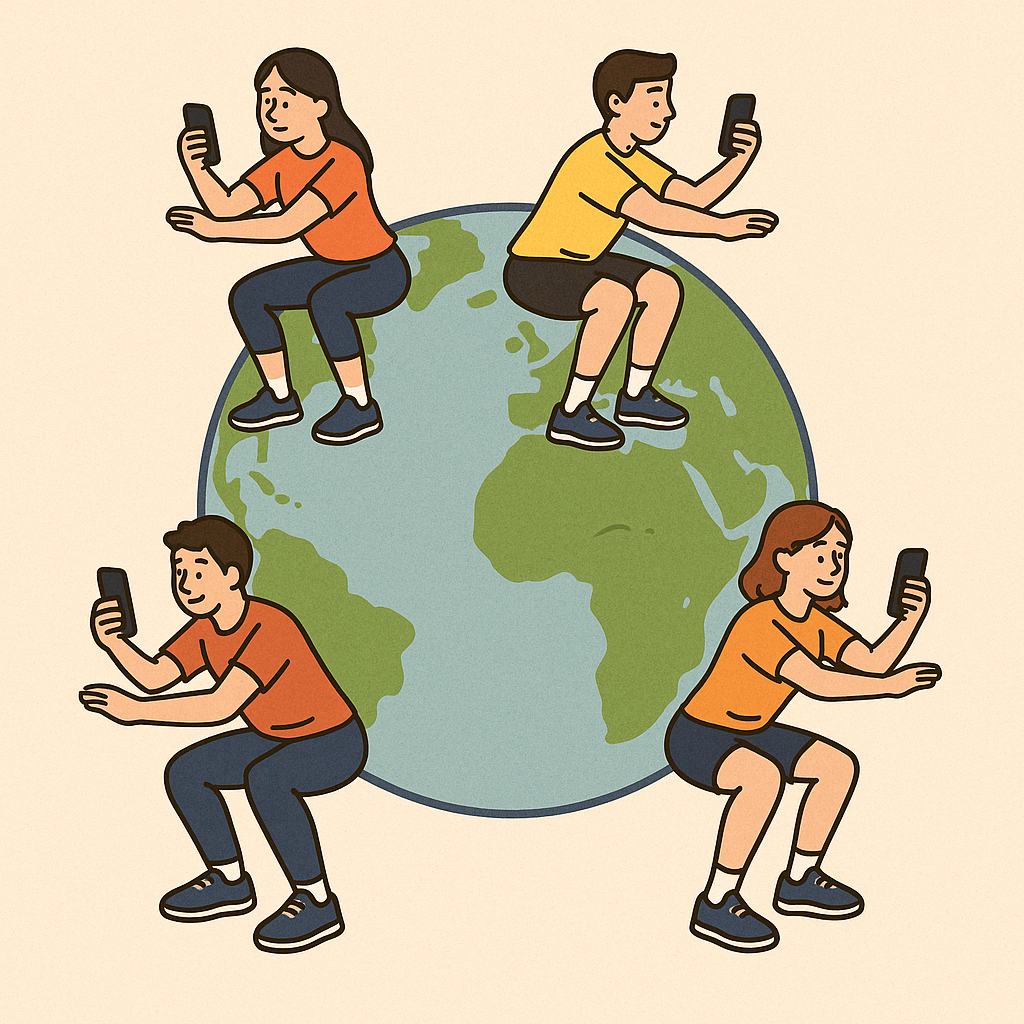🌍 Squat Anywhere, Anytime – Just With Your Phone!