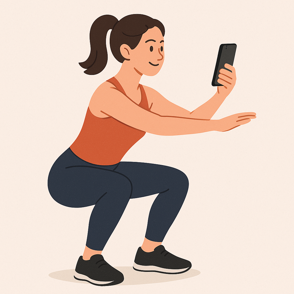 🏋️‍♀️ Squat Anywhere, Anytime with Just Your Phone – Try the SquatNow App!