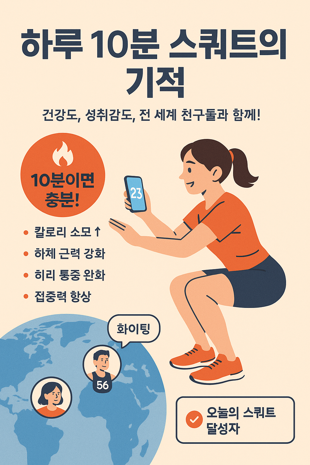 하루 10분 스쿼트의 기적