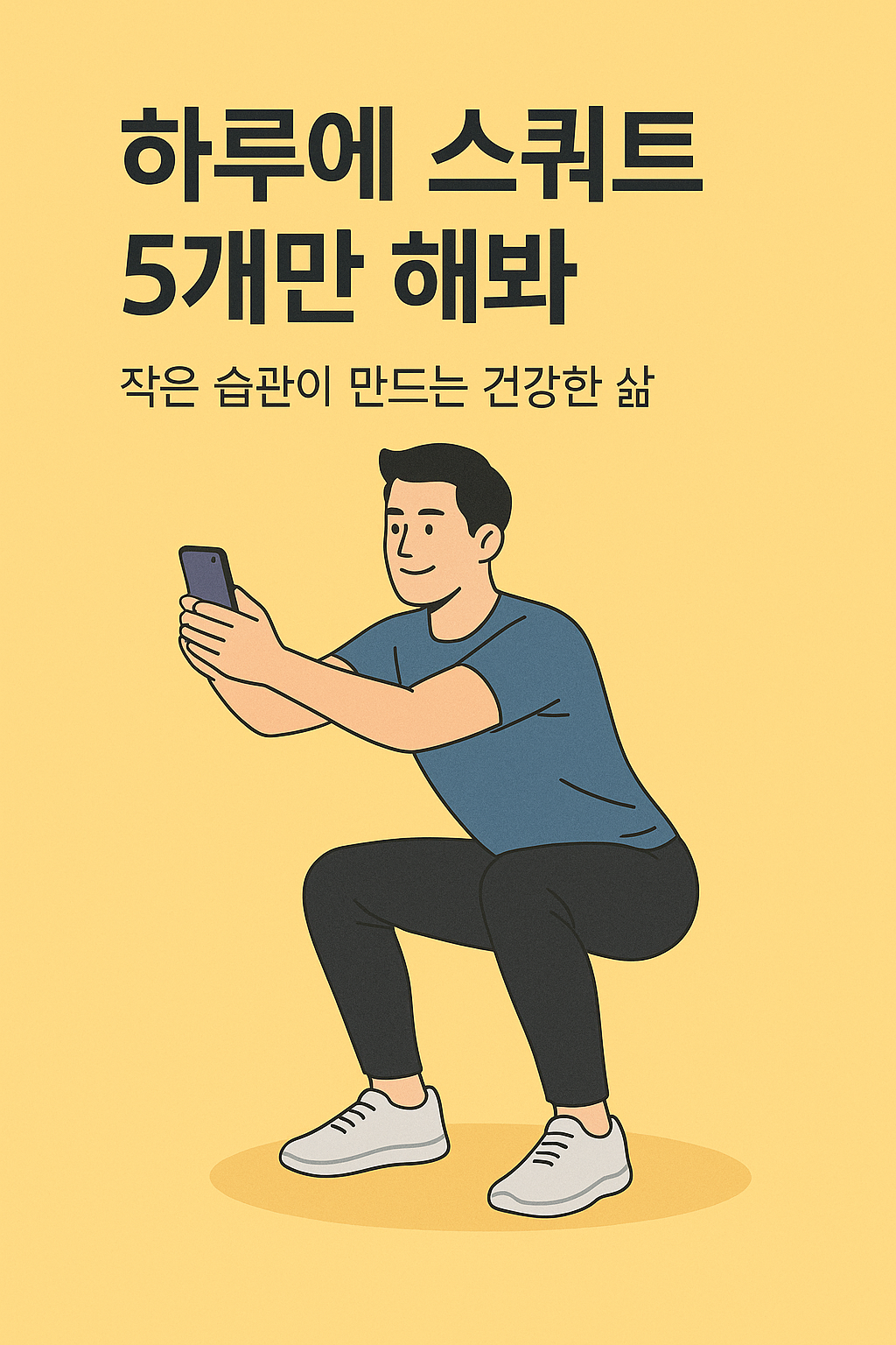 하루에 스쿼트 5개만 해봐